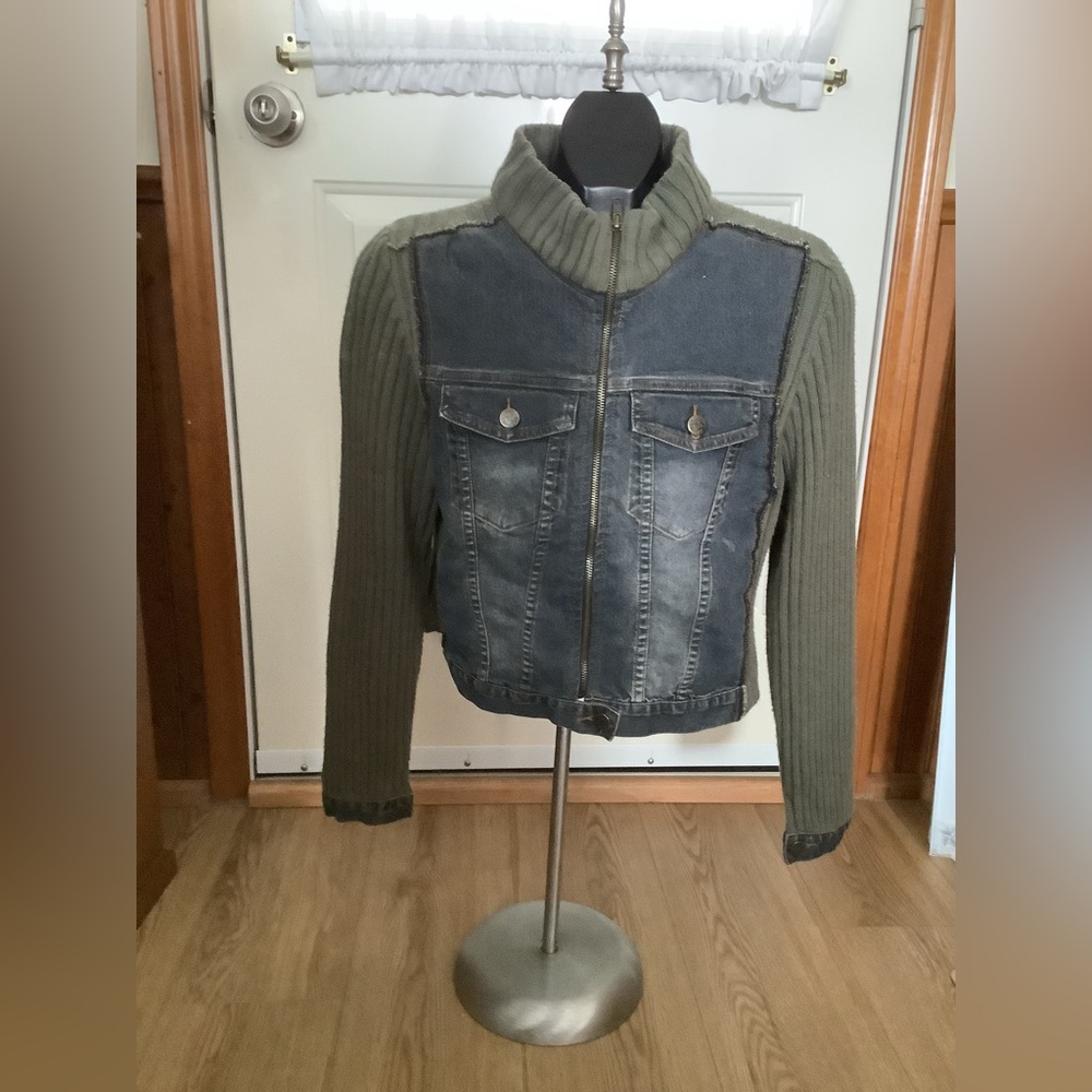 725 Original Sweater/denim Zip Up